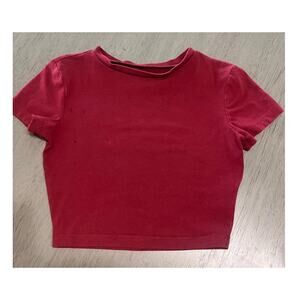 Wild Fable Maroon Crop Top
